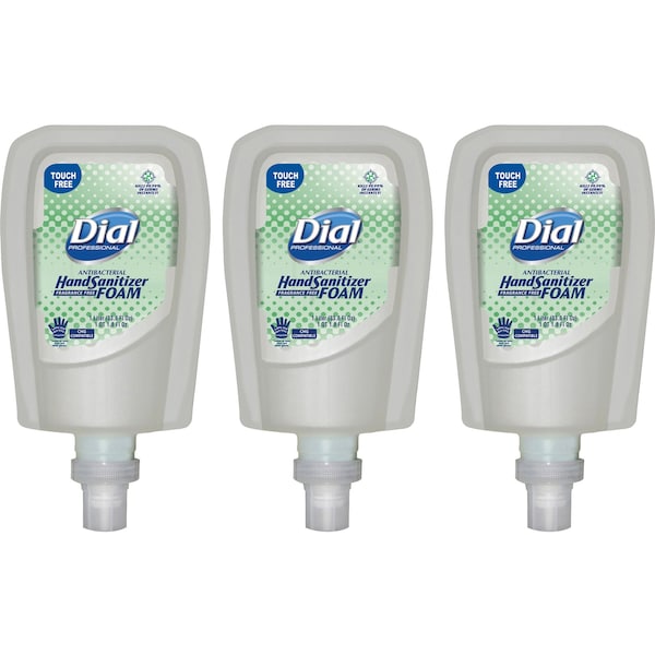 FIT Antimicrobial Foam Hand Sanitizer Touch-Free Disp Rfl, 1000mL, PK3